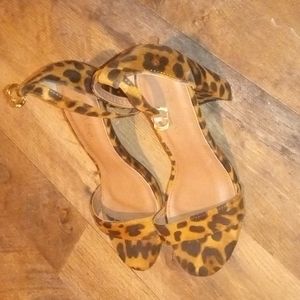 Cheetah print heels